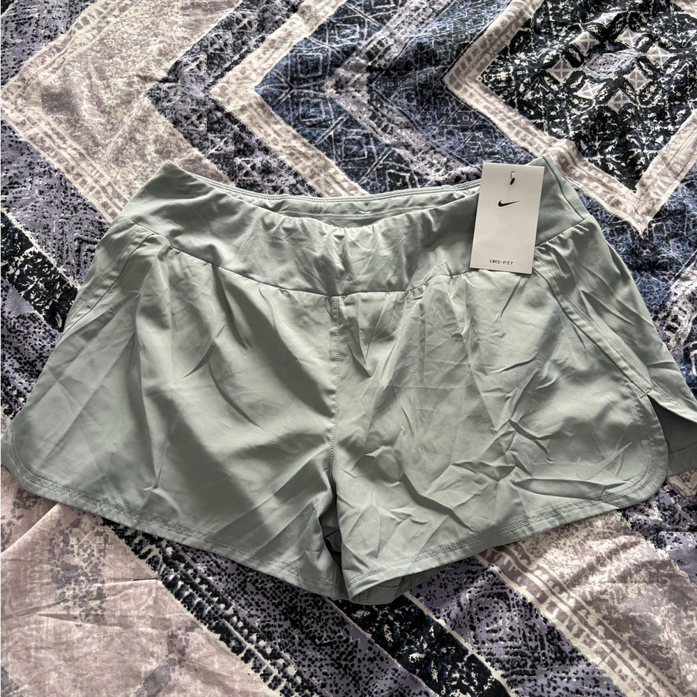 Nike Women's Light Gray Athletic Shorts
